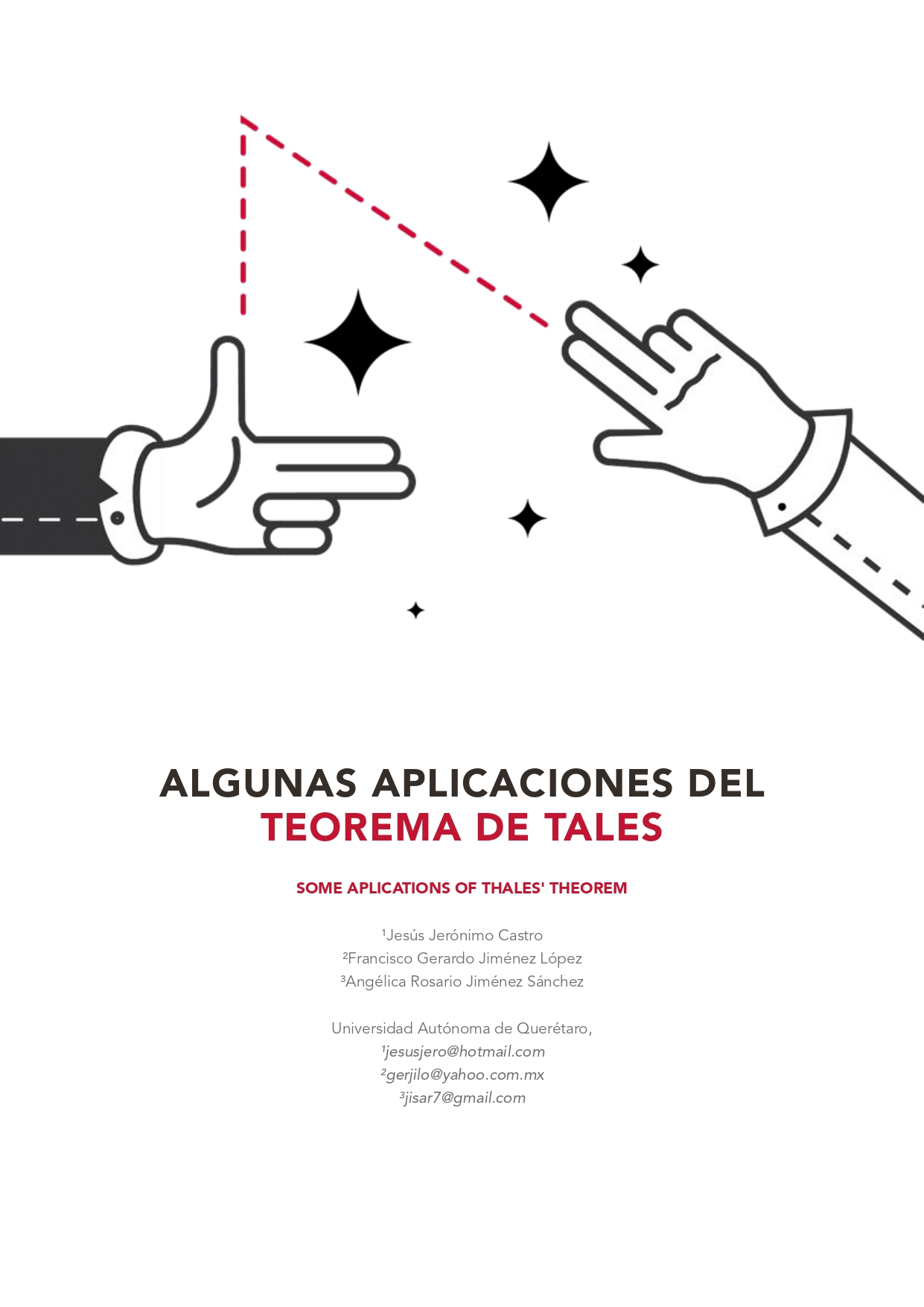 Algunas aplicaciones del teorema de Tales